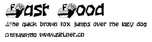 Fast Food.ttf字體轉換器圖片