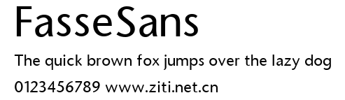 FasseSans.ttf字體轉換器圖片
