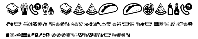 Fast Food Icons.ttf字體轉換器圖片