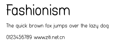 Fashionism.ttf字體轉換器圖片
