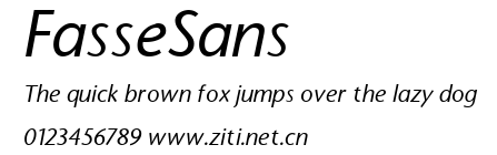 FasseSans.ttf字體轉換器圖片