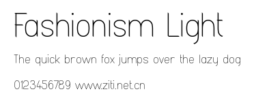 Fashionism Light.ttf字體轉換器圖片
