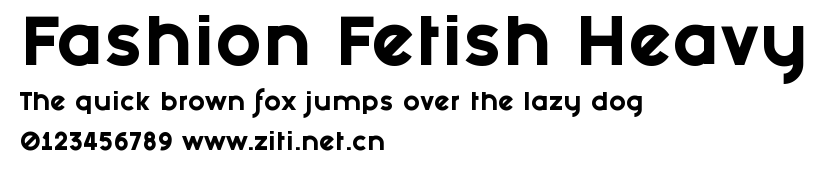 Fashion Fetish Heavy.ttf字體轉換器圖片