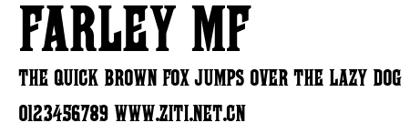 Farley MF.ttf字體轉換器圖片