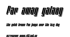 Far away galaxy.ttf字體轉換器圖片