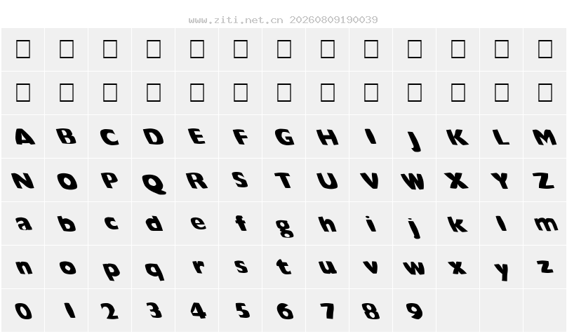字符映射圖