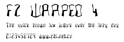 FZ WARPED 4.ttf字體轉換器圖片