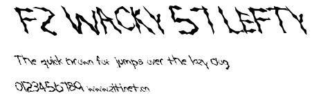 FZ WACKY 57 LEFTY.ttf字體轉換器圖片