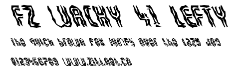 FZ WACKY 41 LEFTY.ttf字體轉換器圖片