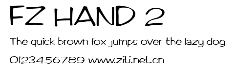 FZ HAND 2.ttf字體轉換器圖片