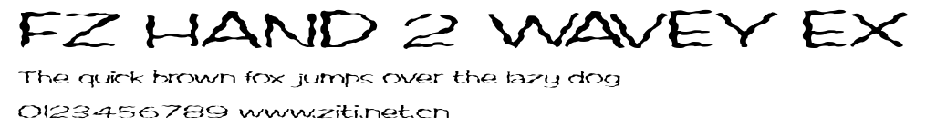 FZ HAND 2 WAVEY EX.ttf字體轉換器圖片