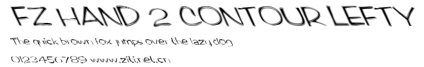 FZ HAND 2 CONTOUR LEFTY.ttf字體轉換器圖片