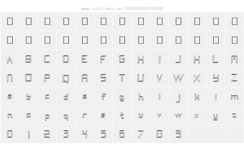 字符映射圖