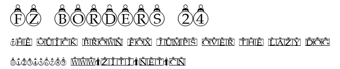 FZ BORDERS 24.ttf字體轉換器圖片