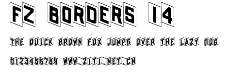 FZ BORDERS 14.ttf字體轉換器圖片