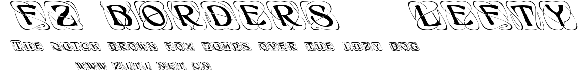 FZ BORDERS 11 LEFTY.ttf字體轉換器圖片