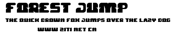 FOREST JUMP.ttf字體轉換器圖片