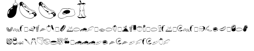 FOOD!.ttf字體轉換器圖片