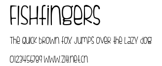 FISHfingers.ttf字體轉換器圖片