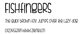 FISHfingers.ttf字體轉換器圖片