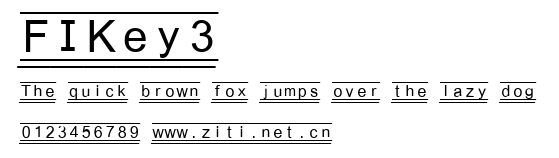 FIKey3.ttf字體轉換器圖片