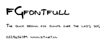 FGfontfull.ttf字體轉換器圖片