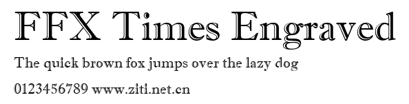 FFX Times Engraved.ttf字體轉換器圖片
