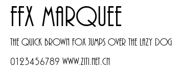 FFX Marquee.ttf字體轉換器圖片