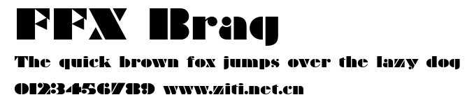 FFX Brag.ttf字體轉換器圖片