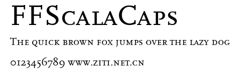 FFScalaCaps.ttf字體轉換器圖片