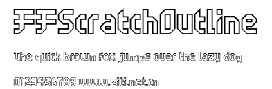 FFScratchOutline.ttf字體轉換器圖片