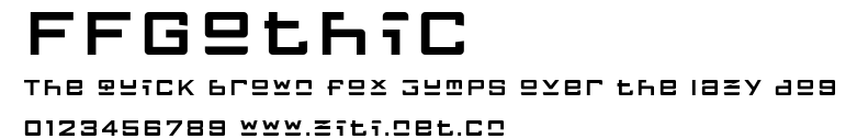 FFGothic.ttf字體轉換器圖片