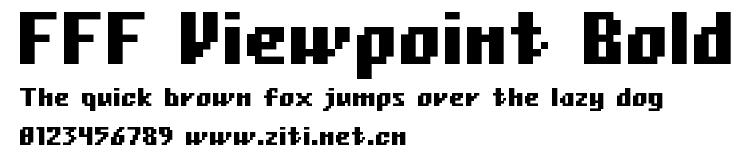 FFF Viewpoint Bold.ttf字體轉換器圖片
