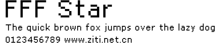 FFF Star.ttf字體轉換器圖片