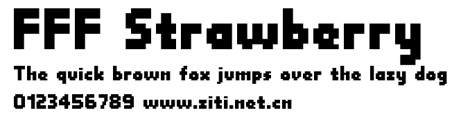 FFF Strawberry.ttf字體轉換器圖片