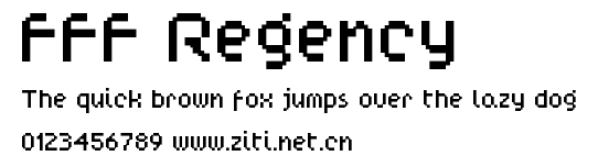 FFF Regency.ttf字體轉換器圖片