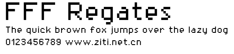 FFF Regates.ttf字體轉換器圖片