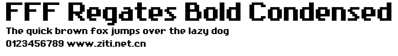 FFF Regates Bold Condensed.ttf字體轉換器圖片