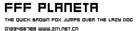 FFF Planeta.ttf字體轉換器圖片