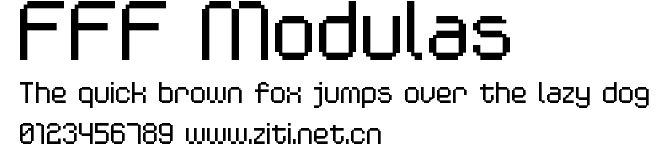 FFF Modulas.ttf字體轉換器圖片
