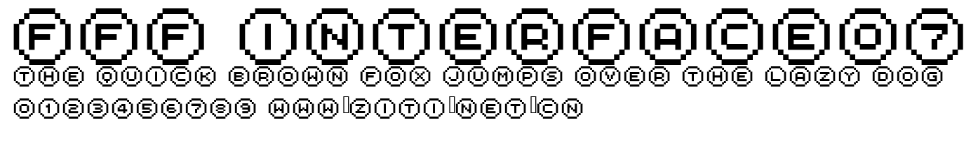 FFF Interface07.ttf字體轉換器圖片