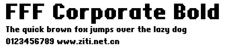 FFF Corporate Bold.ttf字體轉換器圖片