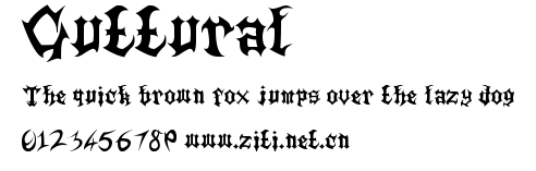 Guttural.ttf字體轉換器圖片