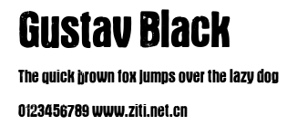 Gustav Black.ttf字體轉換器圖片