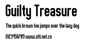 Guilty Treasure.otf字體轉換器圖片