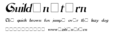 Guildenstern.ttf字體轉換器圖片