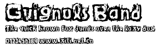 Guignols Band.ttf字體轉換器圖片