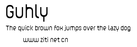 Guhly.ttf字體轉換器圖片