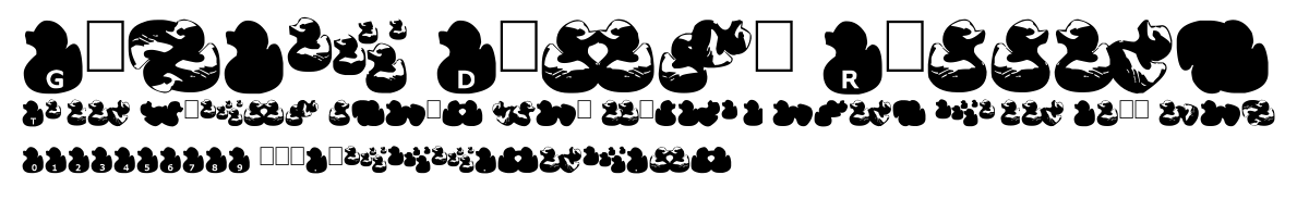Gugli Ducky Rubber.ttf字體轉換器圖片