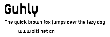 Guhly.ttf字體轉換器圖片